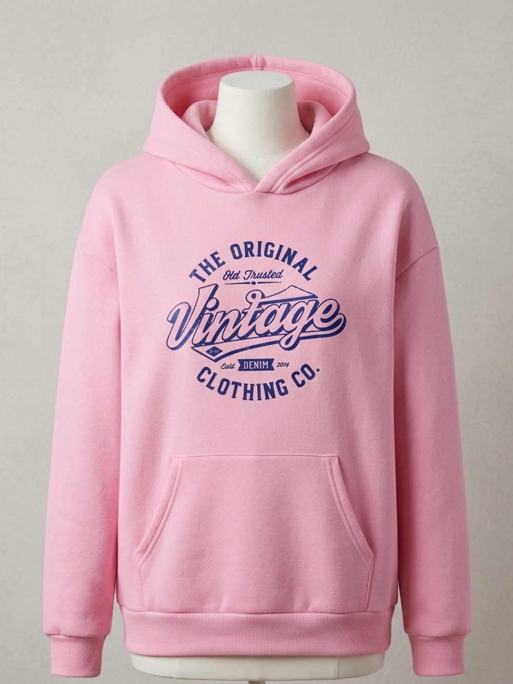 Pink Vintage Graphic Hoodie